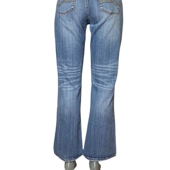 Lucky Brand Sofia Boot Ankle Womens Jeans Tag 8/29 Blue Cropped Mid-Rise W30xL30 - Picture 4 of 12